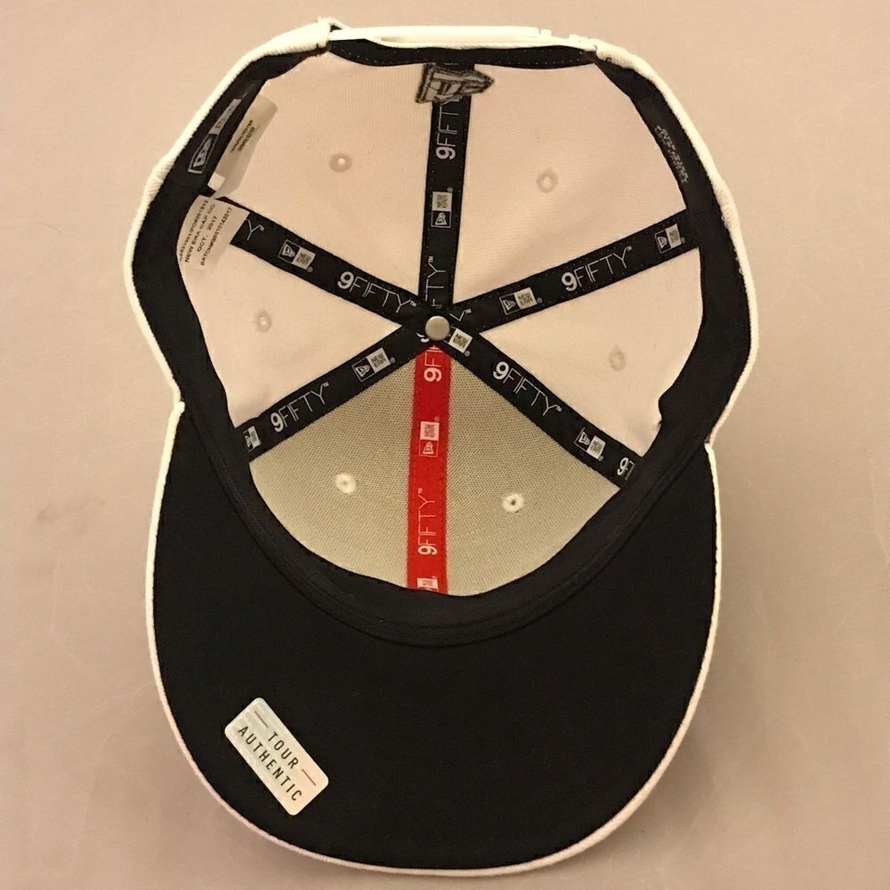 New Era Taylor Made Golf Classic Black and White Baseball Hat - Picture 10 of 16